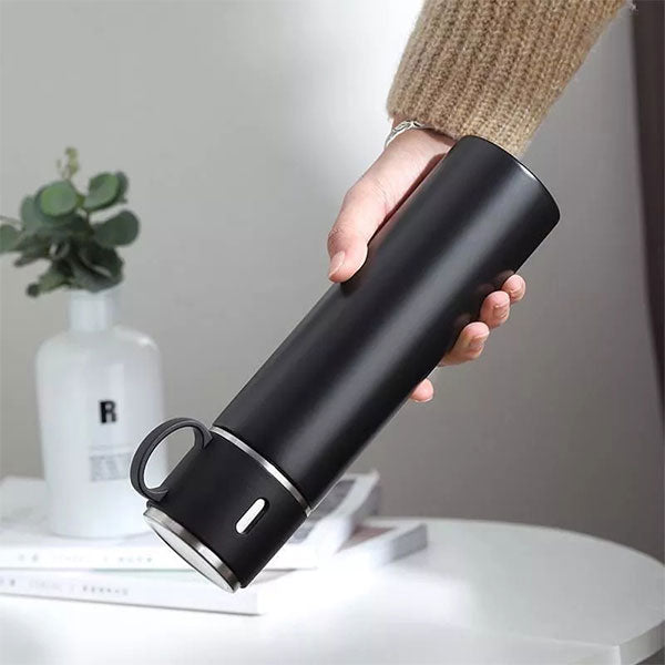 Stainless Steel Vacuum Flask Hot & Cold Thermos Bottle Set