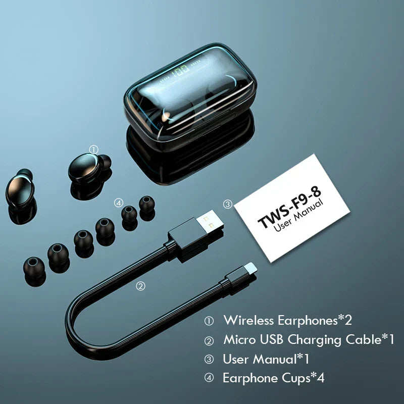 Original-F9 Earbuds (With ENC Option)