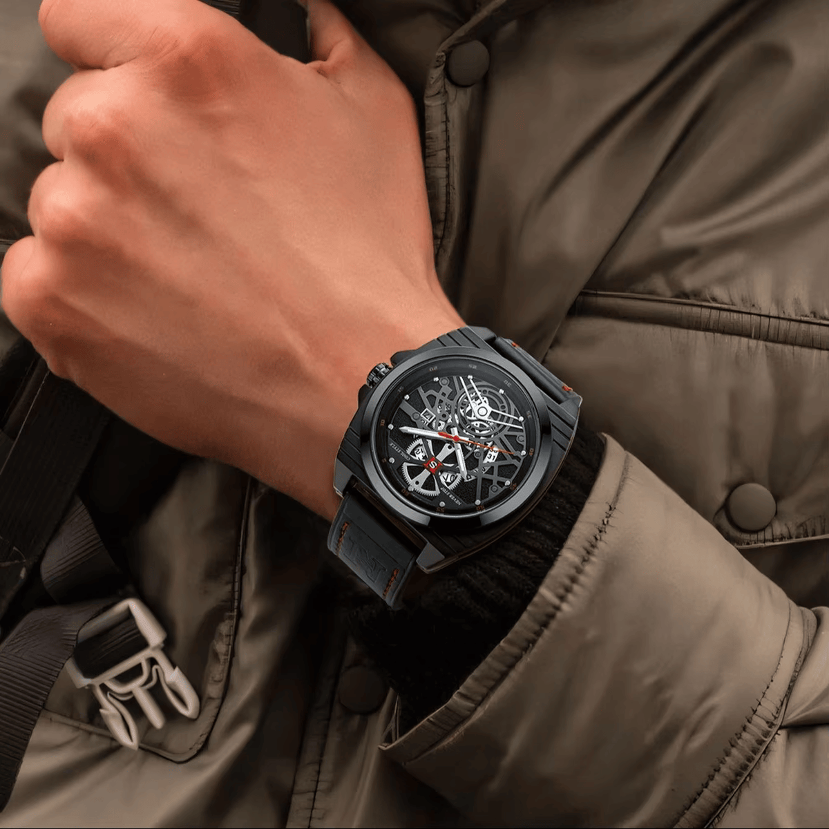 NS Luxury Calendar Quartz Watch (N927)