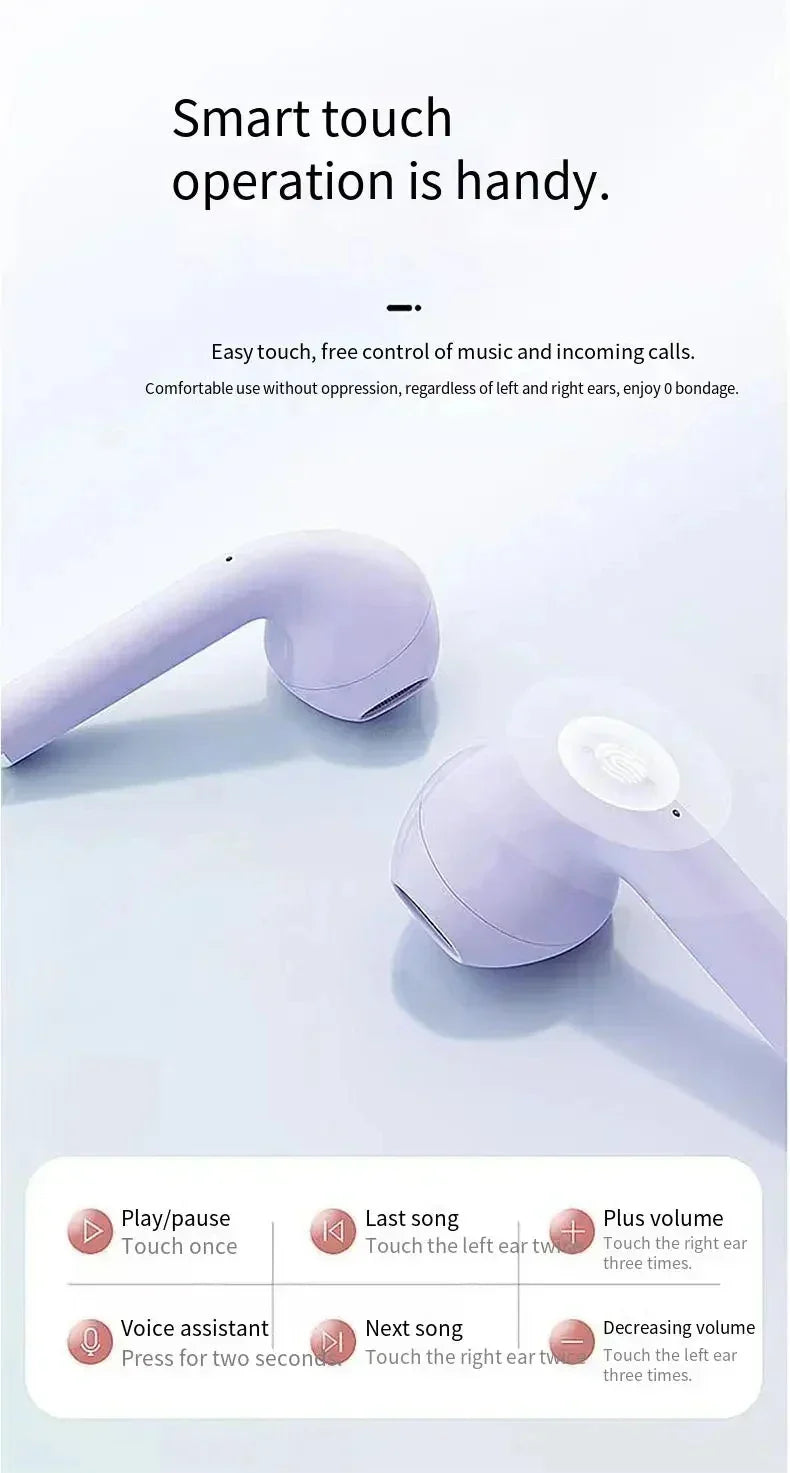 High-Tech Bluetooth Ear Pods (AT12 Plus)
