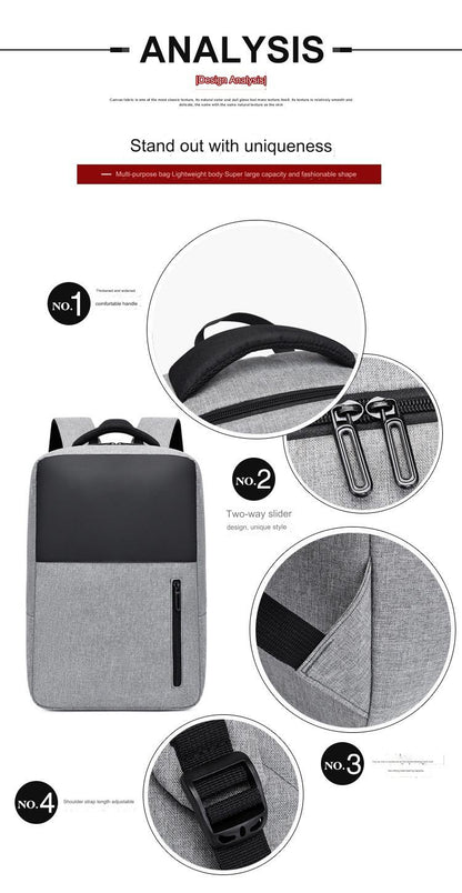 ANACRO Multifunctional Laptop Backpack
