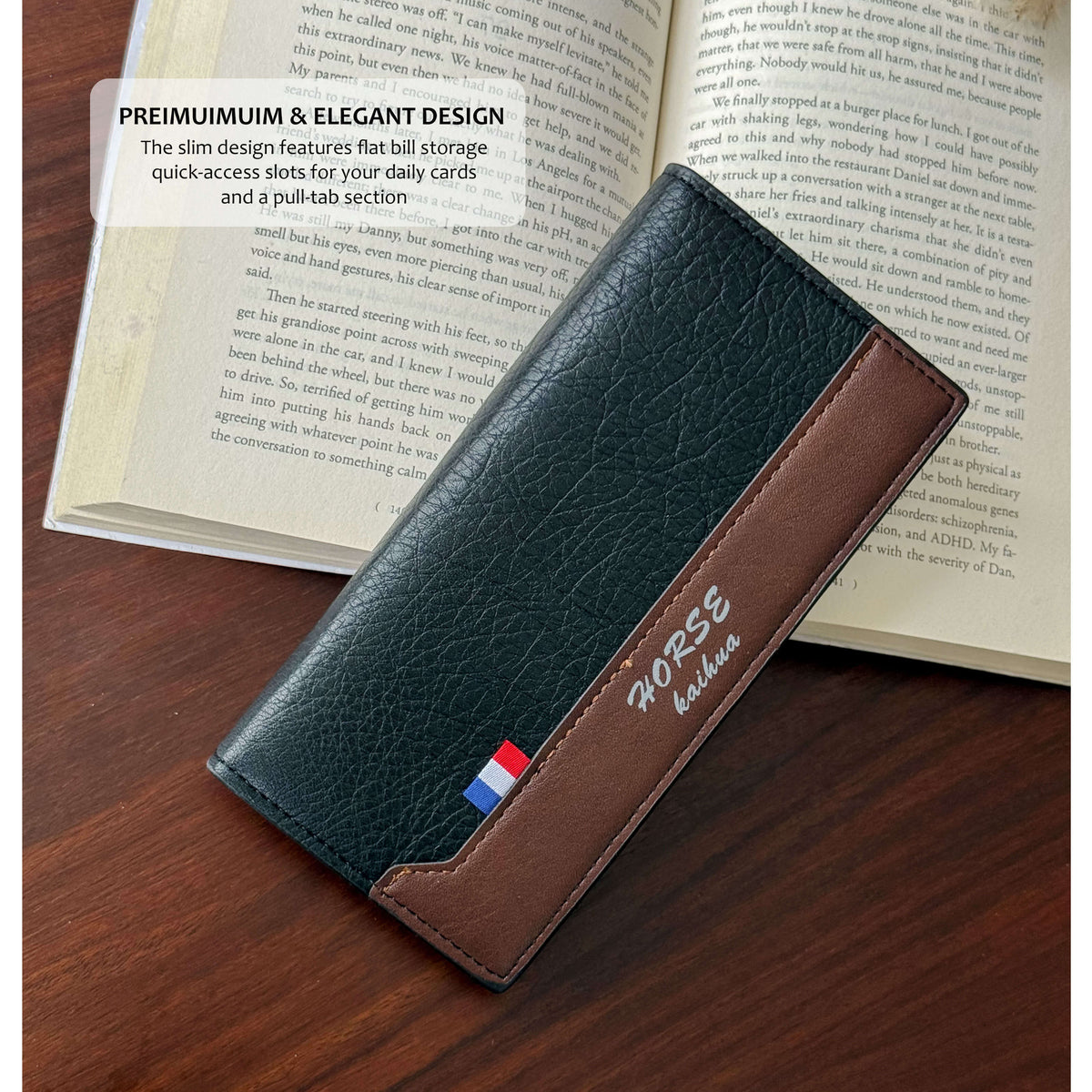 Prestige Leather Wallet ( Imported )