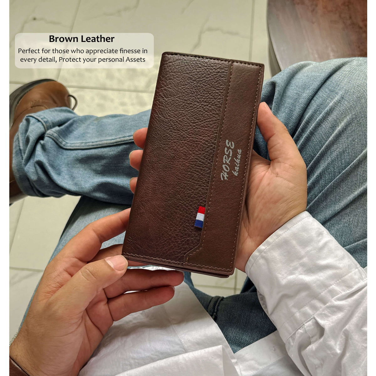Prestige Leather Wallet ( Imported )