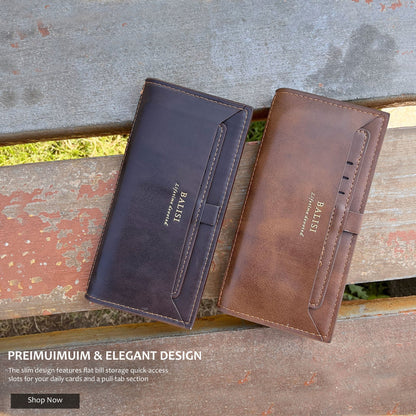 New Balisi Imported long Leather Wallet