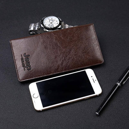 Jeep Imported Branded Leather Wallet (Buy 1 Get 1 Free)