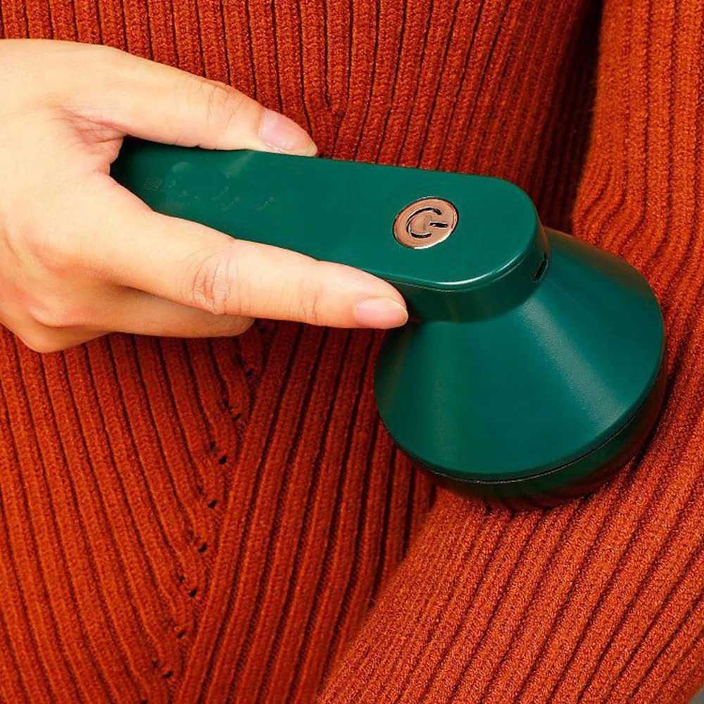 USB Rechargeable Electric Lint Remover – 6-Blade Clothes Defuzzer