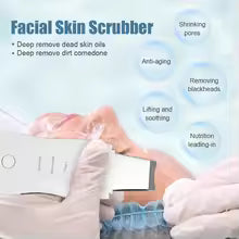 Deep Vibrate Skin Scrubber & Facial Peeling Cleaner