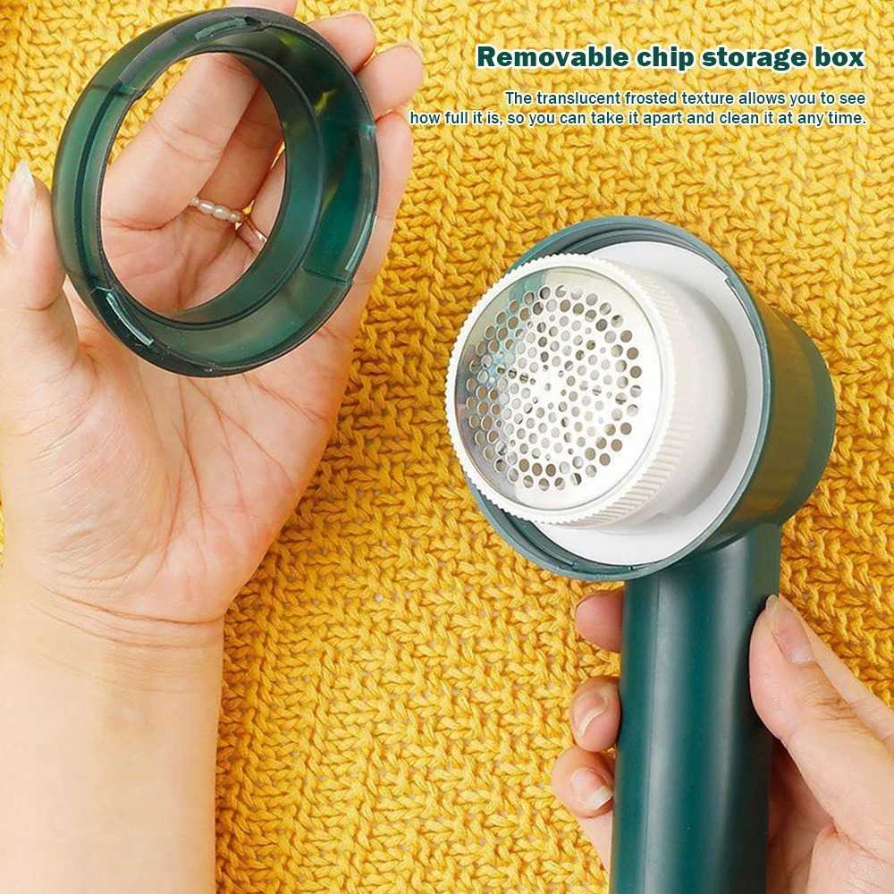 USB Rechargeable Electric Lint Remover – 6-Blade Clothes Defuzzer