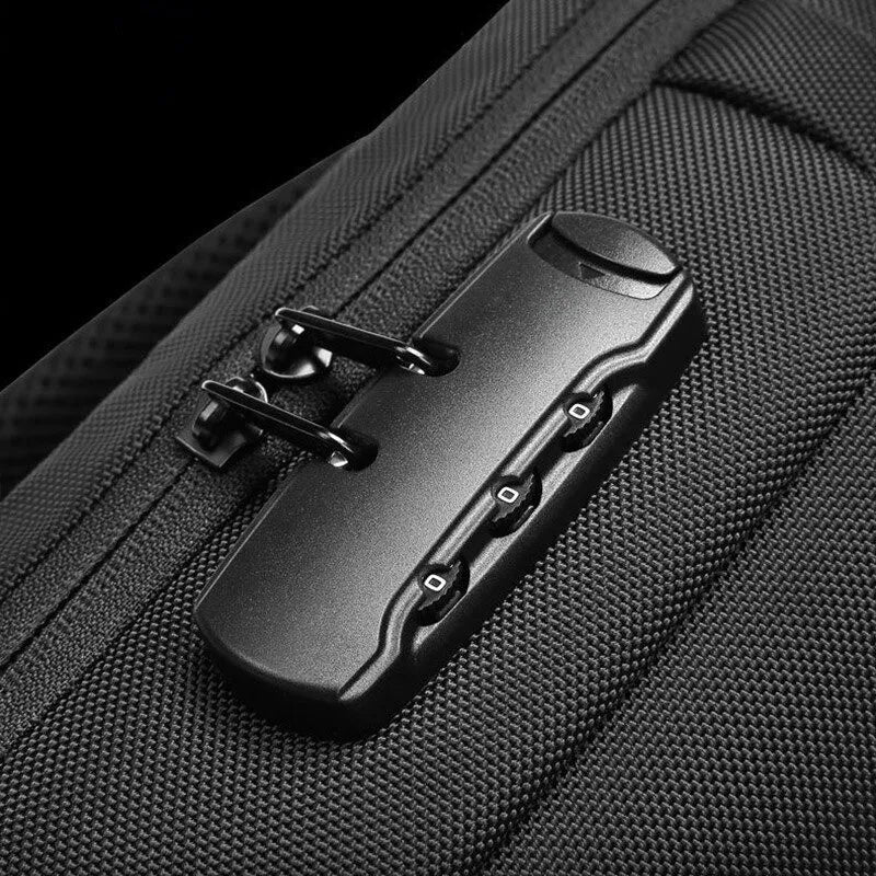 MetroEdge Chest Bag - Odyssey Sling Bag - Black