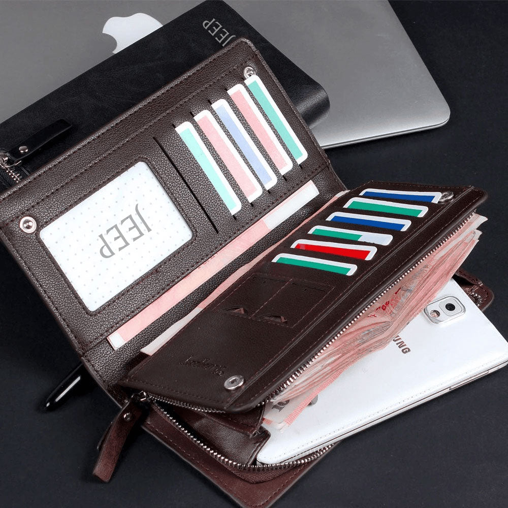 Jeep Imported Branded Leather Wallet (Premium Crafted)