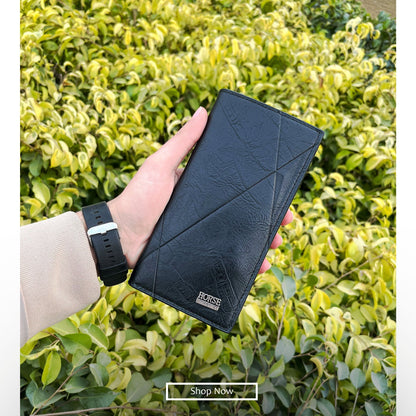 Imported Long Trifold Wallet For Cash & Cards